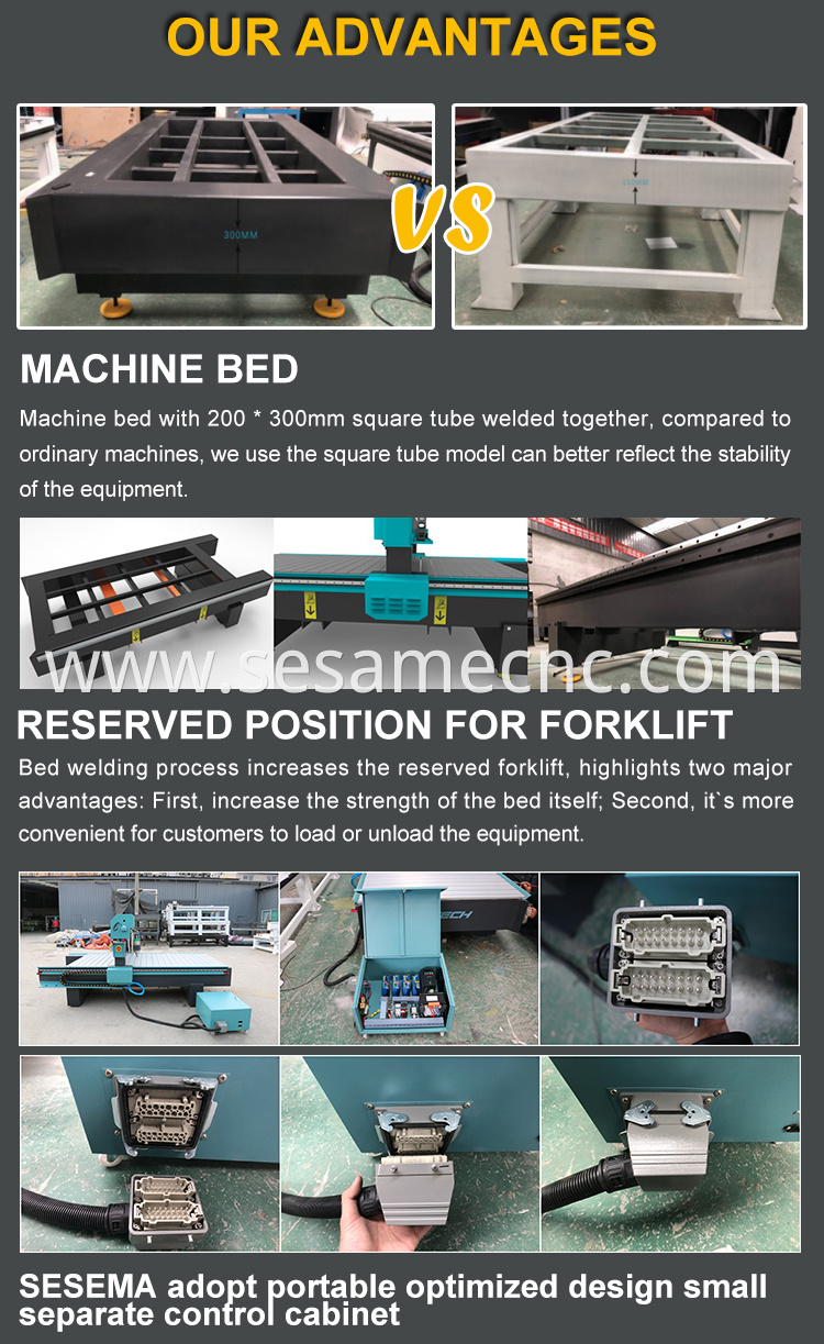 cnc mdf cutting drilling machine